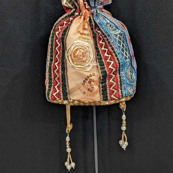 Potli Handcrafted Bag- Bohemian Sling Bag -Cross Body - Picture 4 of 6